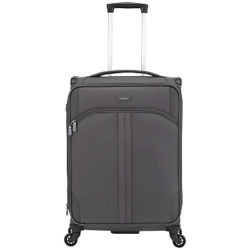 Antler Aire 4-Wheel 68cm Medium Suitcase, Charcoal Charcoal
